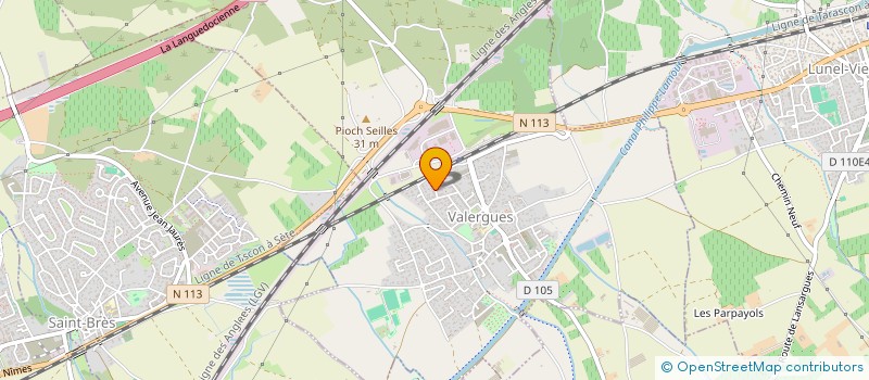 localisation de l'entreprise NEO SERVICE  VALERGUES