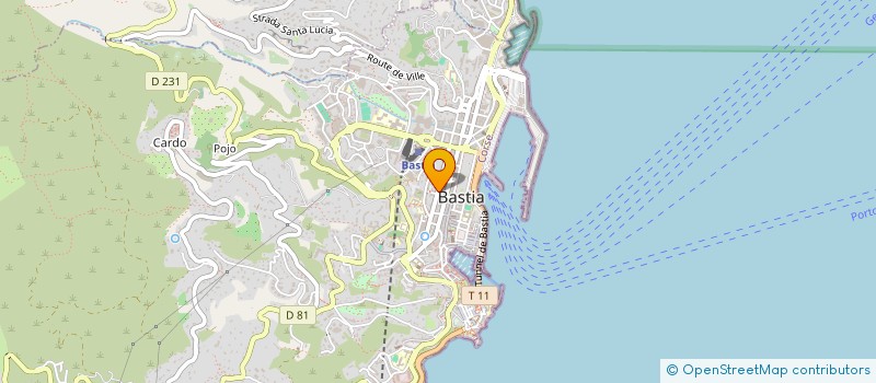 localisation de l'entreprise NEO SHOOT à BASTIA