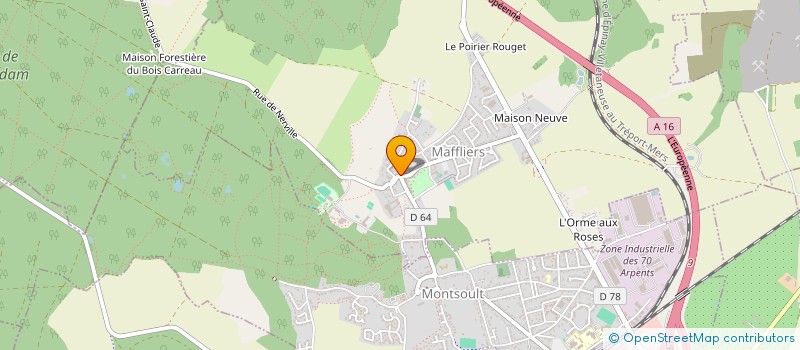 localisation de l'entreprise NEO SOSTA  MAFFLIERS