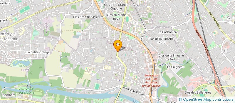 localisation de l'entreprise NEO TP  OLIVET