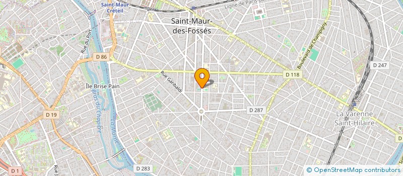 localisation de l'entreprise NEO TRANSPORT ET DEMENAGEMENT à SAINT-MAUR-DES-FOSSES