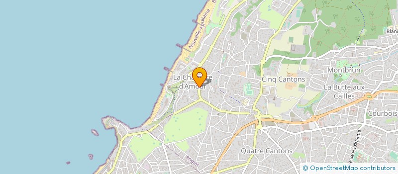 localisation de l'entreprise NEO TRAVAUX à ANGLET