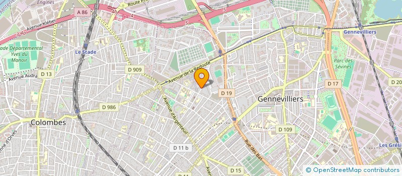 localisation de l'entreprise NEO VIA  ASNIERES-SUR-SEINE