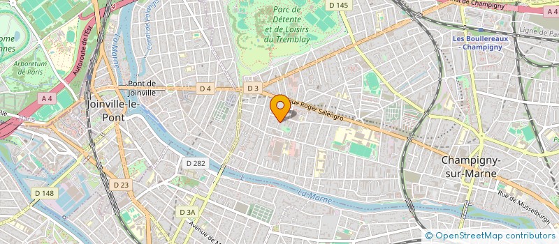 localisation de l'entreprise NEO-VIRT  CHAMPIGNY-SUR-MARNE