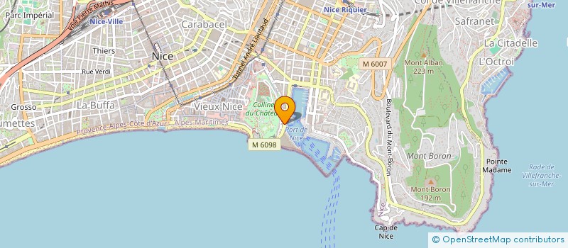 localisation de l'entreprise NEO YACHTING à NICE