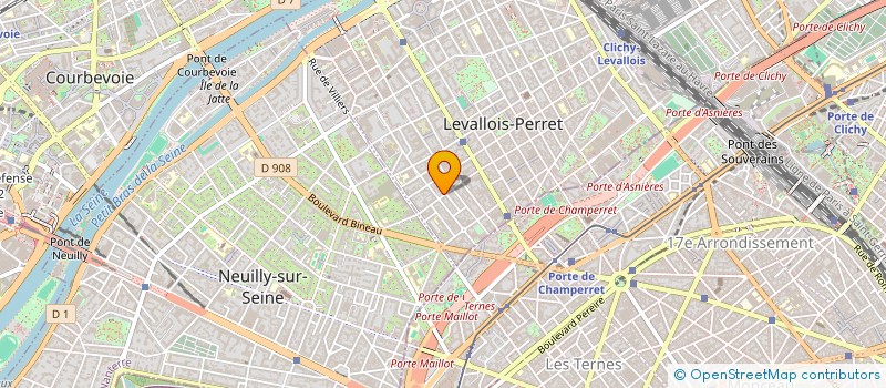 localisation de l'entreprise NEO2 BUSINESS à LEVALLOIS-PERRET