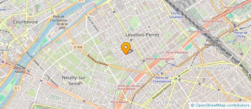 localisation de l'entreprise NEO2 SUD à LEVALLOIS-PERRET