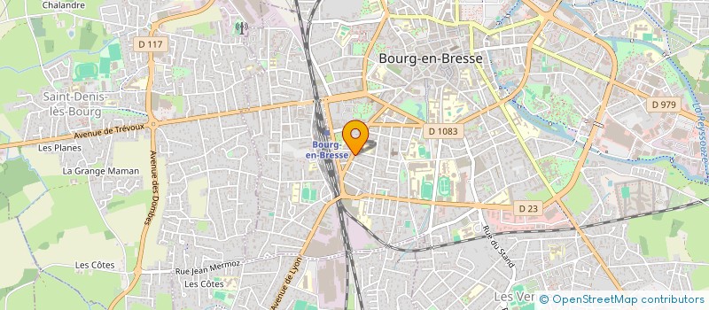 localisation de l'entreprise NEO2C  BOURG-EN-BRESSE