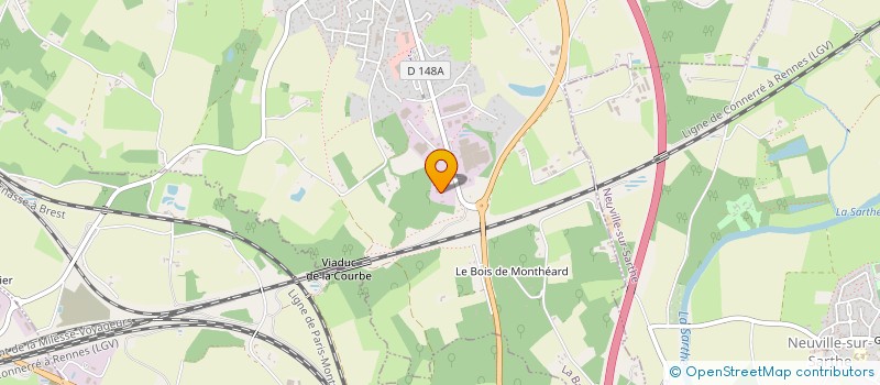 localisation de l'entreprise NEOA PRINTING  LA BAZOGE