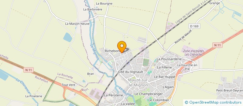 localisation de l'entreprise NEOAXIA  NIORT