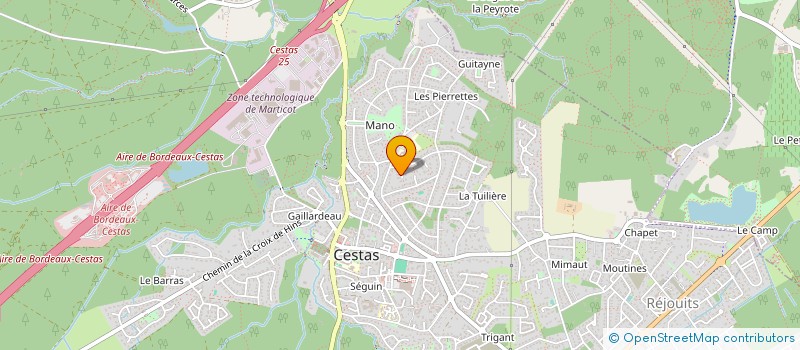 localisation de l'entreprise NEOBAB  CESTAS