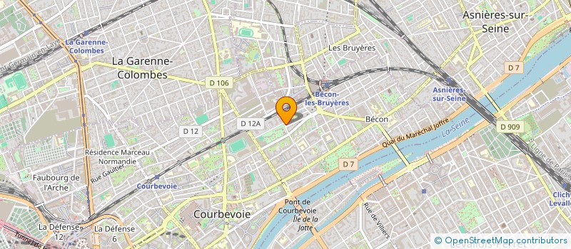 localisation de l'entreprise NEOBAIL à COURBEVOIE