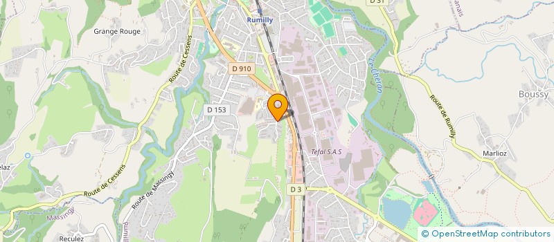 localisation de l'entreprise NEOBETON  RUMILLY