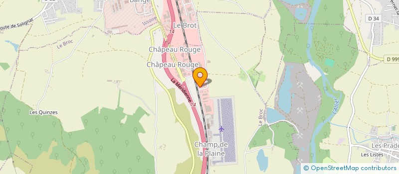 localisation de l'entreprise NEOBIOSYS à LE BROC