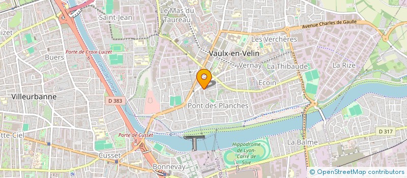 localisation de l'entreprise NEOBLEU  VAULX-EN-VELIN