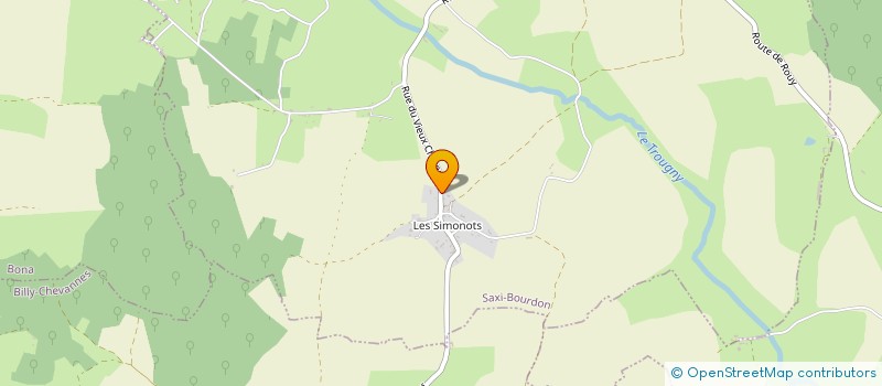 localisation de l'entreprise NEOBOIS  SAXI-BOURDON