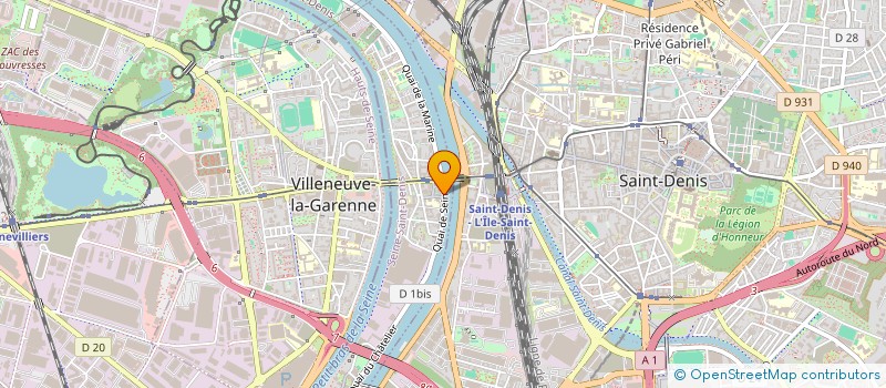 localisation de l'entreprise NEOBTP  L'ILE-SAINT-DENIS