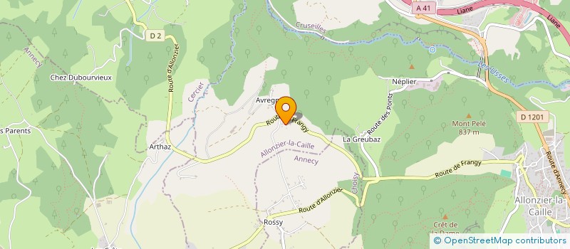 localisation de l'entreprise NEOCALL  ALLONZIER-LA-CAILLE