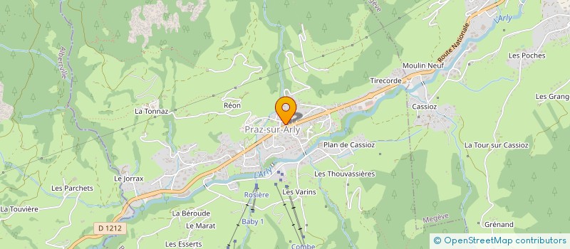 localisation de l'entreprise NEOCAP'S N' CO  PRAZ-SUR-ARLY