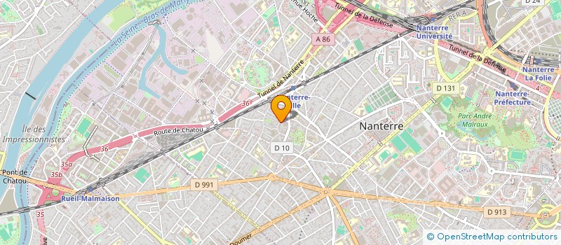 localisation de l'entreprise NEOCAR  NANTERRE