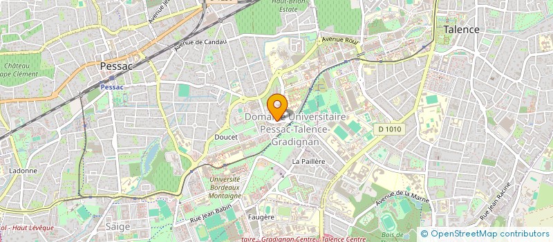 localisation de l'entreprise NEOCAREX à PESSAC