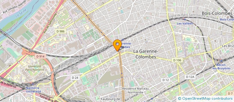 localisation de l'entreprise NEOCASE SOFTWARE à LA GARENNE-COLOMBES
