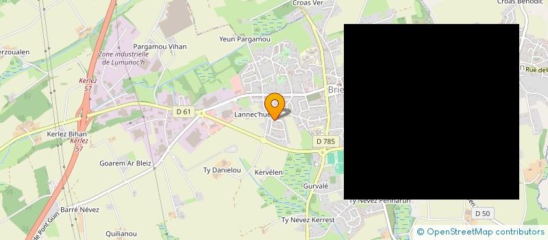 localisation de l'entreprise NEOCEA  BRIEC