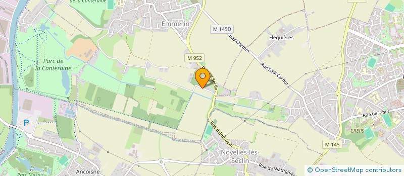 localisation de l'entreprise NEOCEM HOLDING  HALLENNES-LEZ-HAUBOURDIN