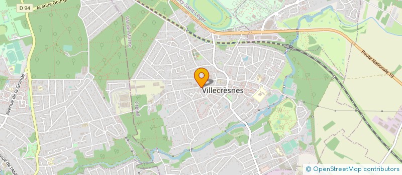 localisation de l'entreprise NEOCLASS à VILLECRESNES