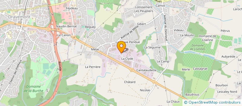 localisation de l'entreprise NEOCLASS EQUIPEMENT à TRESSES