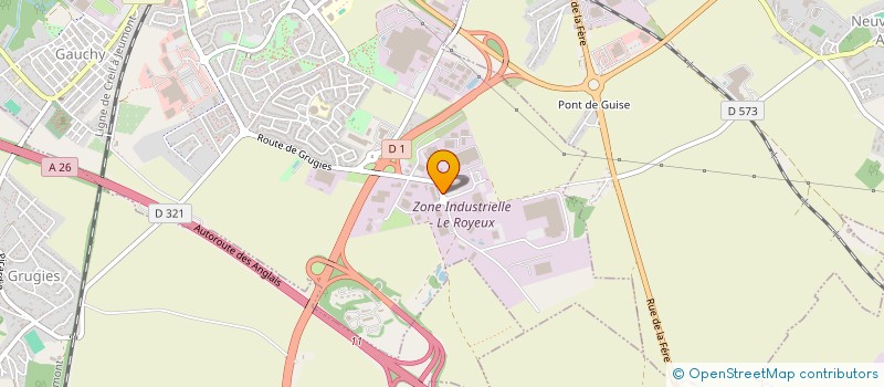 localisation de l'entreprise NEOCLEAN à GAUCHY