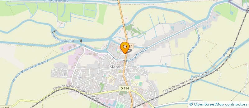 localisation de l'entreprise NEOCOM à MARANS