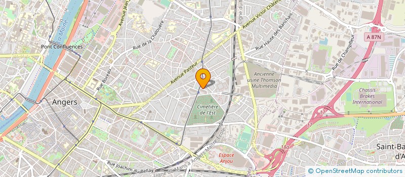 localisation de l'entreprise NEOCOM à ANGERS