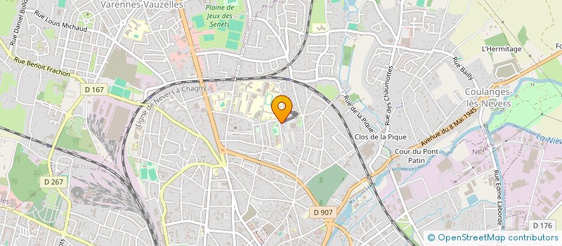 localisation de l'entreprise NEOCOM THD à NEVERS