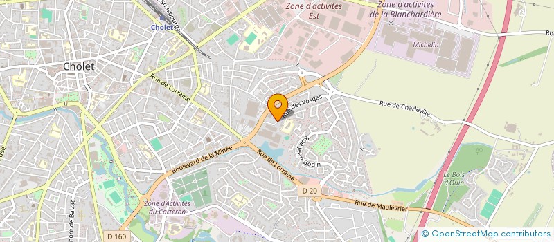 localisation de l'entreprise NEOCONSULT à CHOLET