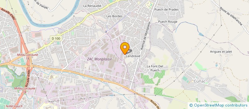 localisation de l'entreprise NEOCOOP, SOCIETE COOPERATIVE AGRICOLE  SAINT-JUERY