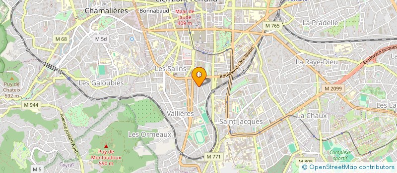 localisation de l'entreprise NEOCORE 63  CLERMONT-FERRAND