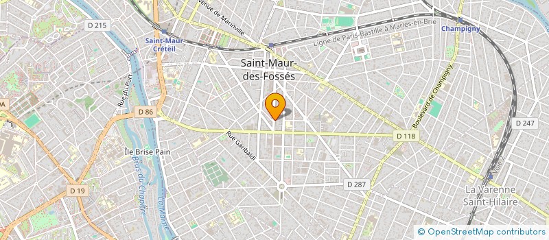 localisation de l'entreprise NEOCORTEX (SPECIALISTES DE LA NEUROPSYCHOLOGIE) à SAINT-MAUR-DES-FOSSES