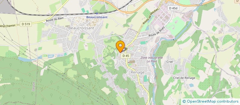 localisation de l'entreprise NEOCROME  RENAGE