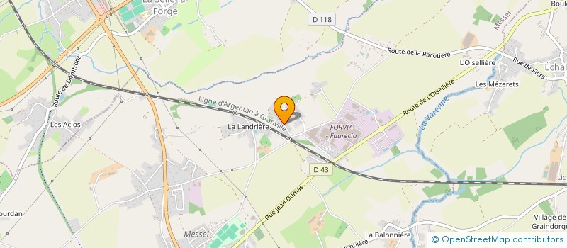 localisation de l'entreprise NEOD à FLERS