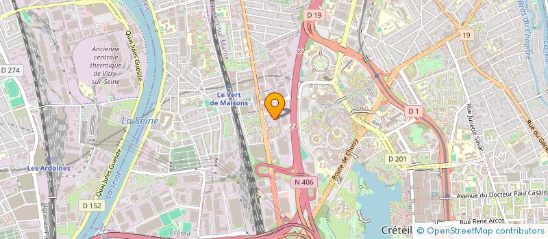 localisation de l'entreprise NEODATA  CRETEIL