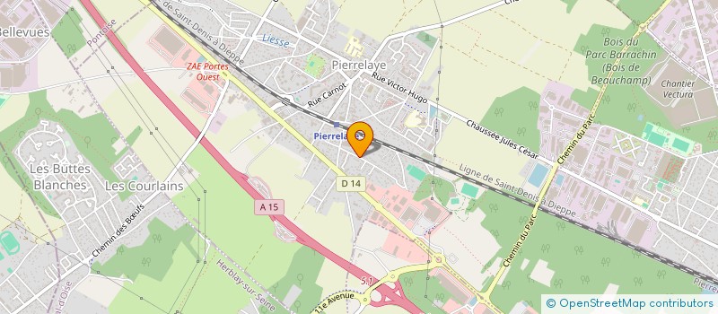 localisation de l'entreprise NEODESIGN à PIERRELAYE