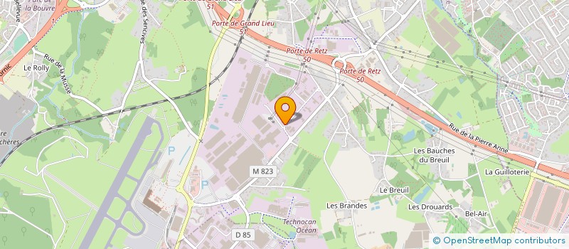 localisation de l'entreprise NEODIF  BOUGUENAIS