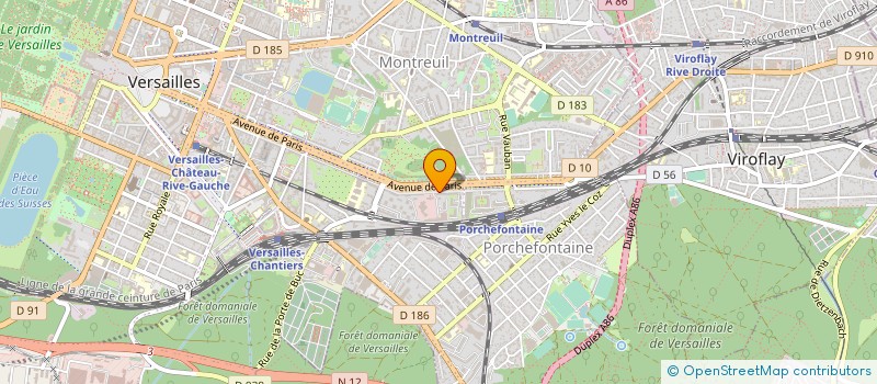localisation de l'entreprise NEODIS à VERSAILLES