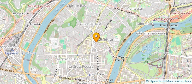 localisation de l'entreprise NEODRIVE à CALUIRE-ET-CUIRE