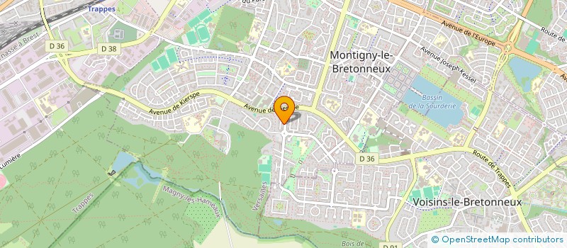 localisation de l'entreprise NEODUS à MONTIGNY-LE-BRETONNEUX