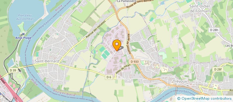 localisation de l'entreprise NEODYME  TREVOUX