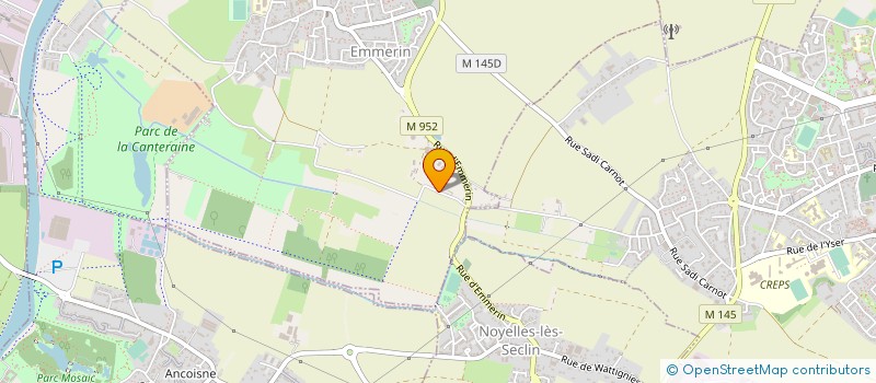 localisation de l'entreprise NEOECO DEVELOPPEMENT  HALLENNES-LEZ-HAUBOURDIN