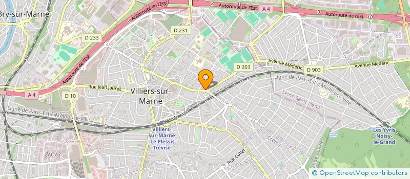 localisation de l'entreprise NEOEST à VILLIERS-SUR-MARNE