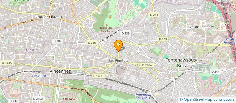 localisation de l'entreprise NEOEXCCES à FONTENAY-SOUS-BOIS